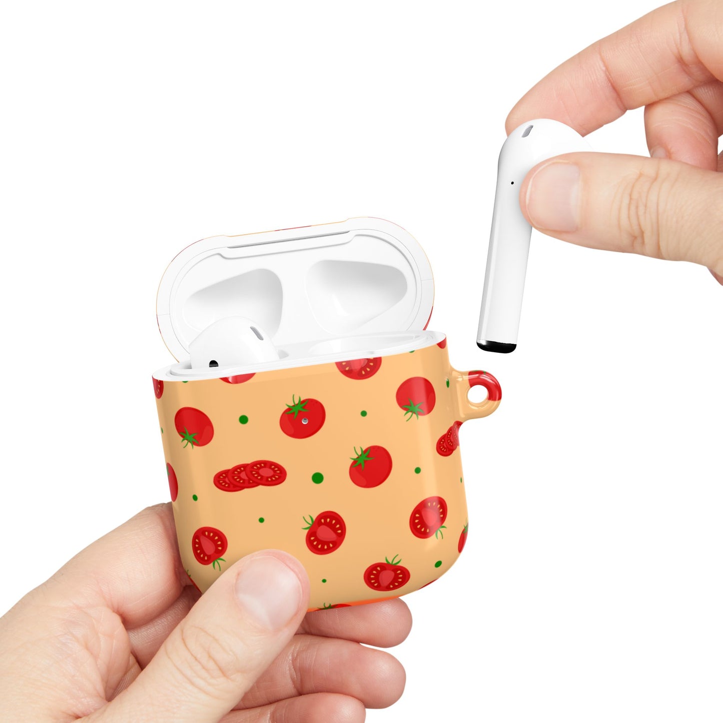 Tomato Pattern AirPod Cases