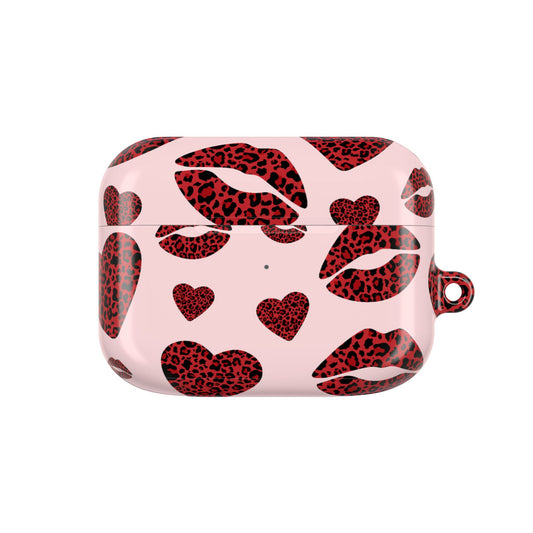Leopard Kiss AirPod Case – Stylish Love and Wild Vibes