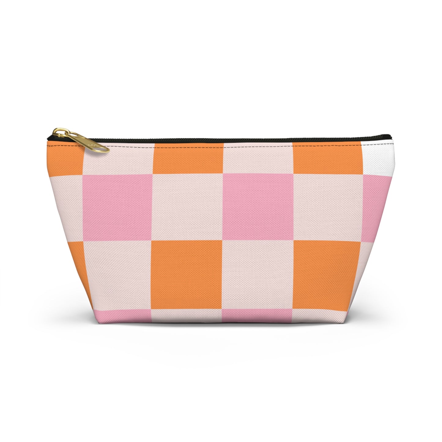 Colorful Checker Accessory Pouch | Makeup Bag | Travel Organizer