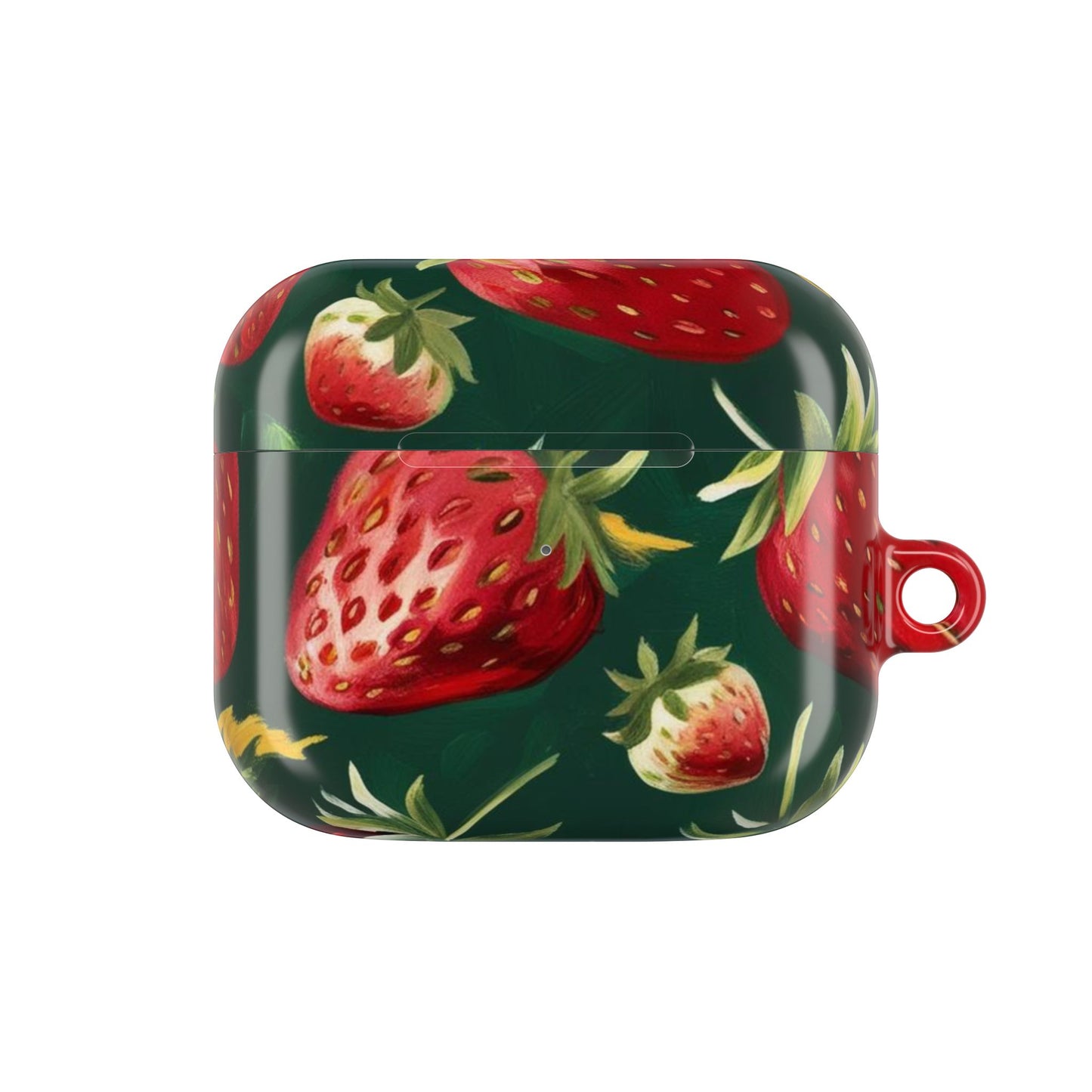Strawberry AirPod Case - Cute Floral Accessory for Music Lovers