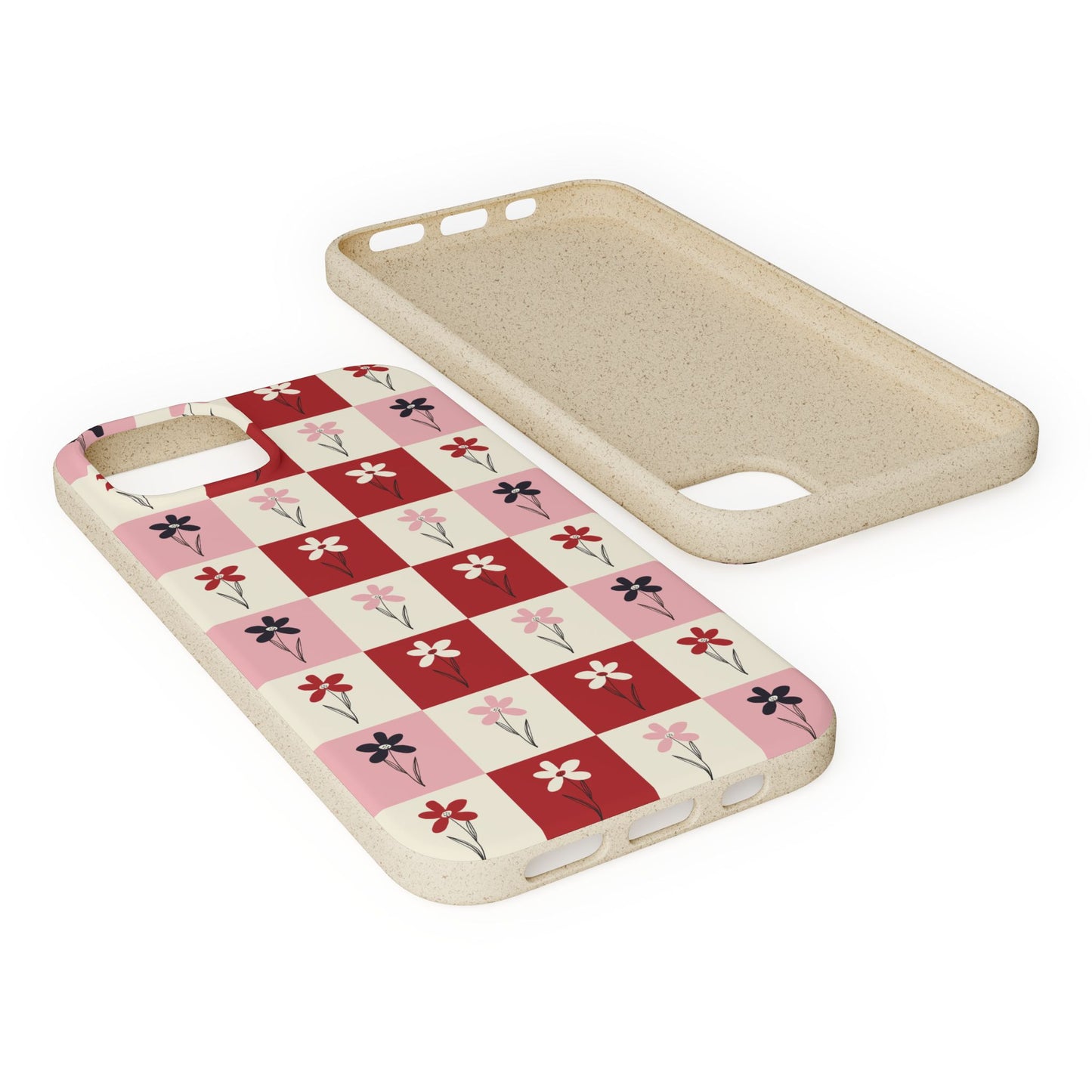 Pop Petal Plaid Eco-Friendly Phone Cases | Biodegradable | Sustainable