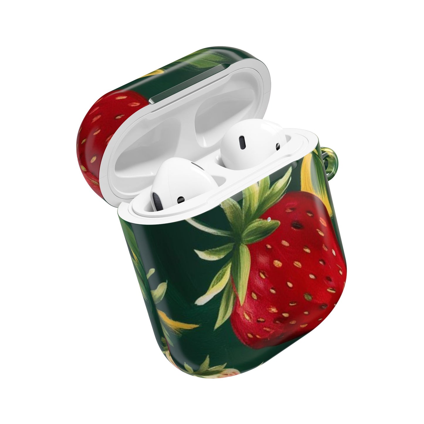 Strawberry AirPod Case - Cute Floral Accessory for Music Lovers