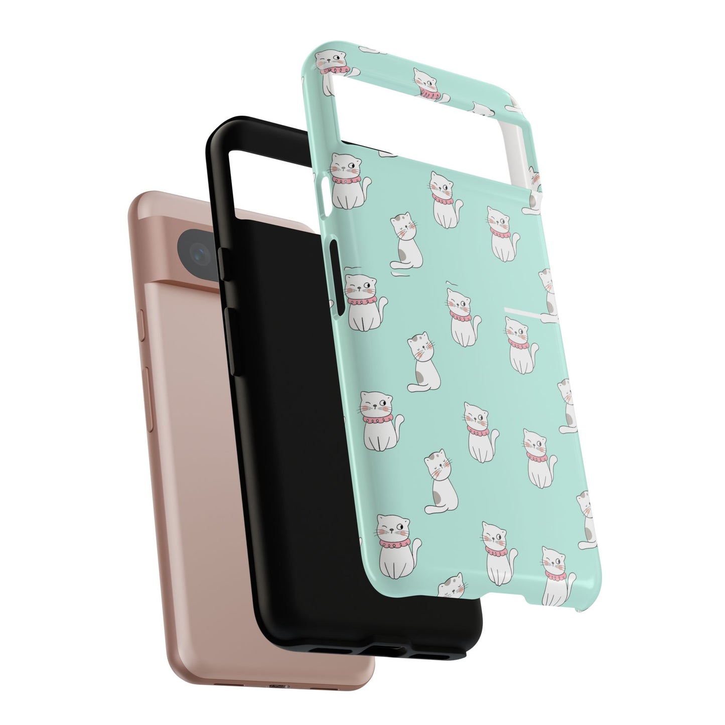 Cute Cat Pattern Phone Case for Cat Lovers