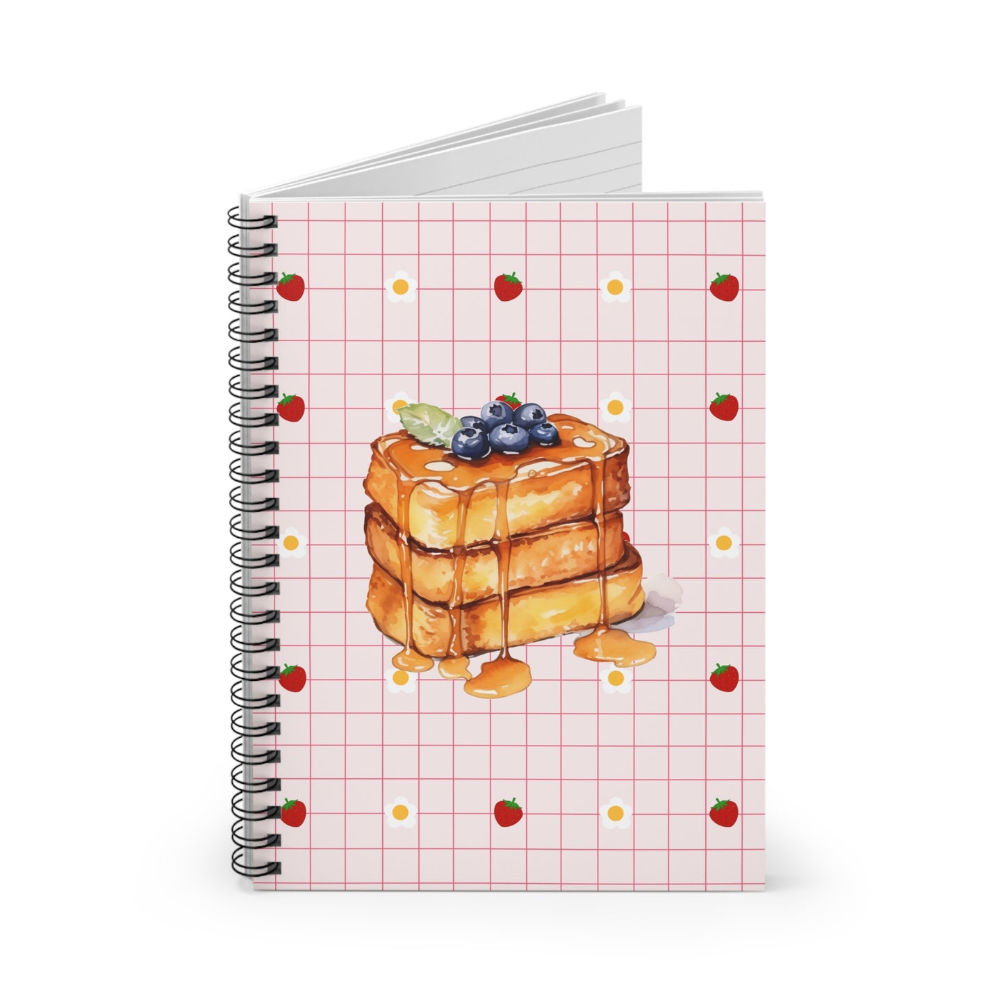Waffle Me Crazy Spiral Notebook | Ruled | Journal