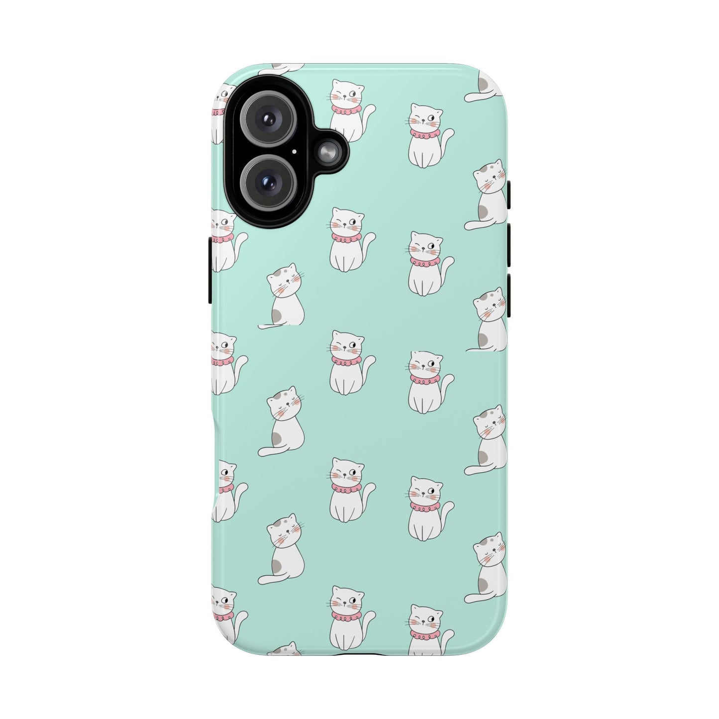 Cute Cat Pattern Phone Case for Cat Lovers