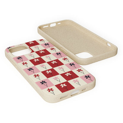 Pop Petal Plaid Eco-Friendly Phone Cases | Biodegradable | Sustainable