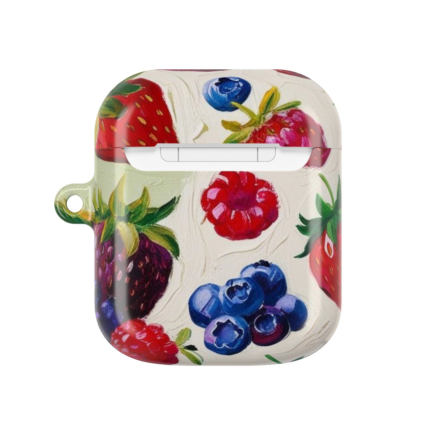 Colorful Berry Print AirPod Case - Fruit Inspired Design for Music Lovers