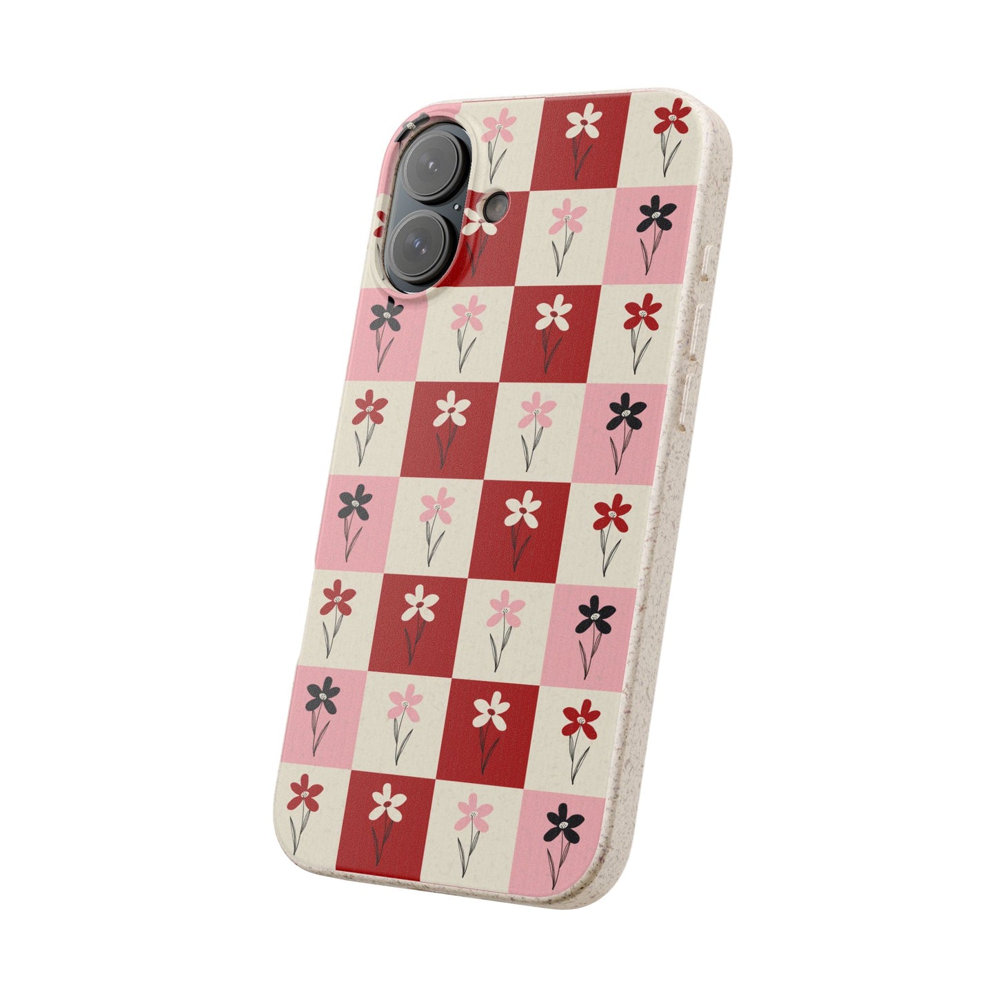Pop Petal Plaid Eco-Friendly Phone Cases | Biodegradable | Sustainable