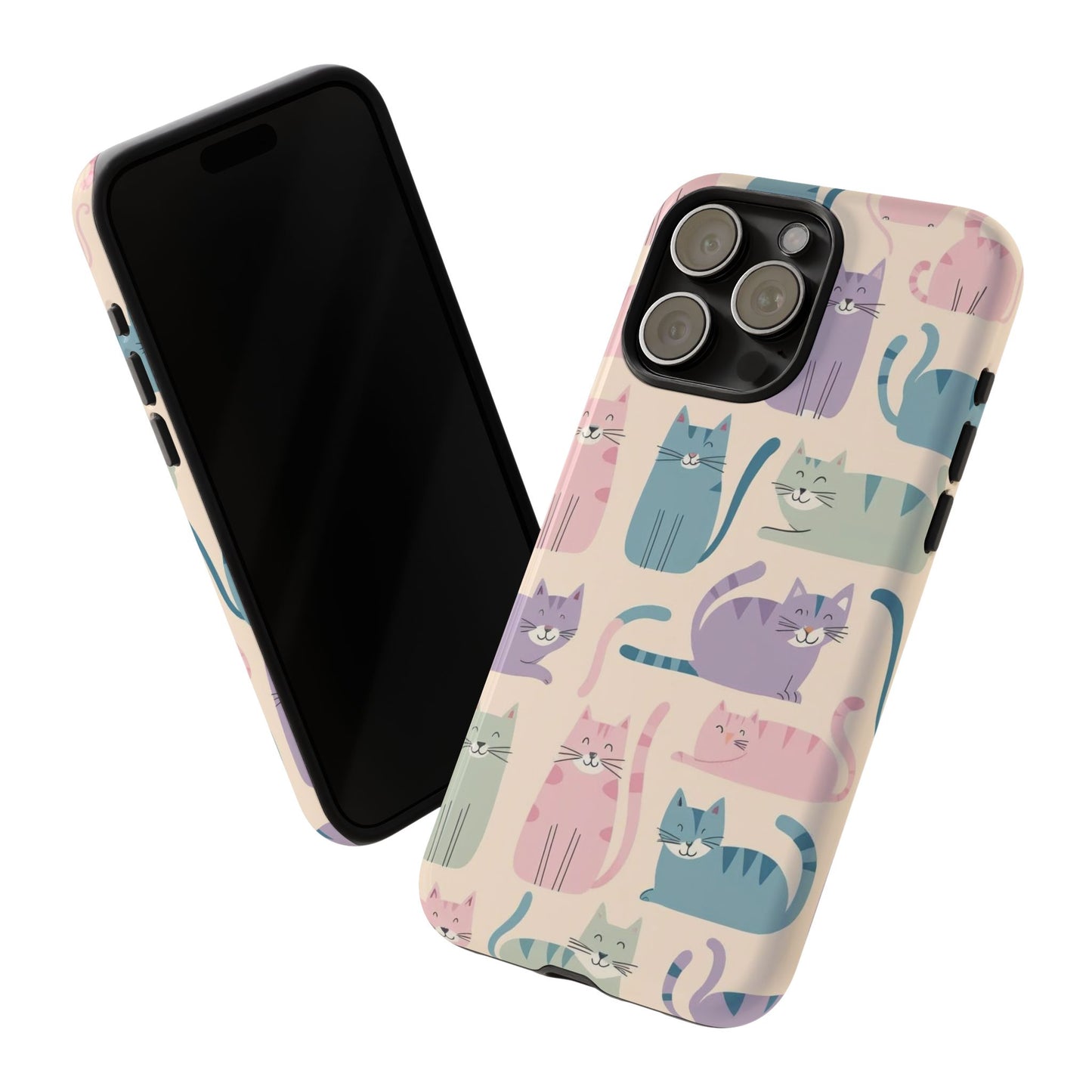 Cute Cat Phone Case - Tough & Stylish Pet Lover Accessory