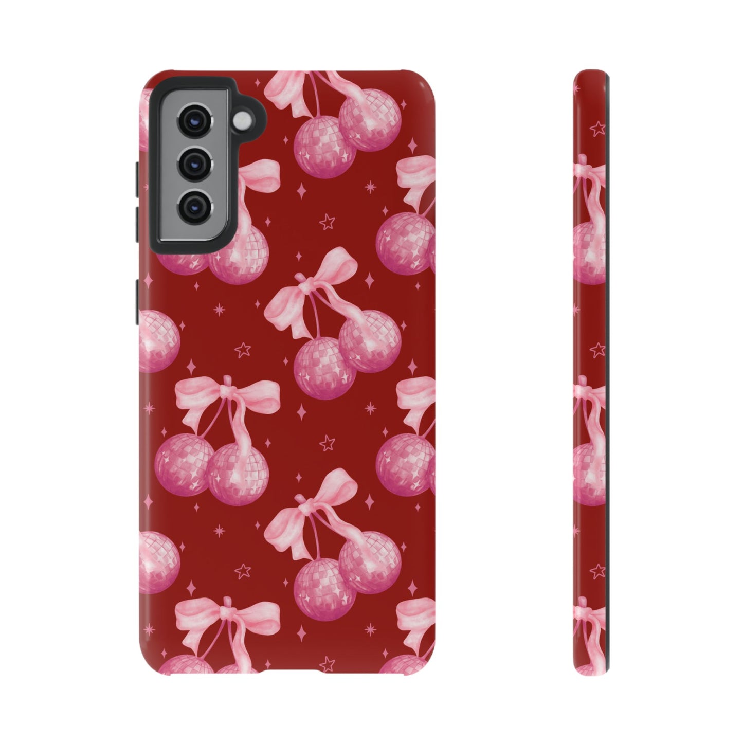 Festive Glitter Ball Phone Case - Holiday Cheer Design