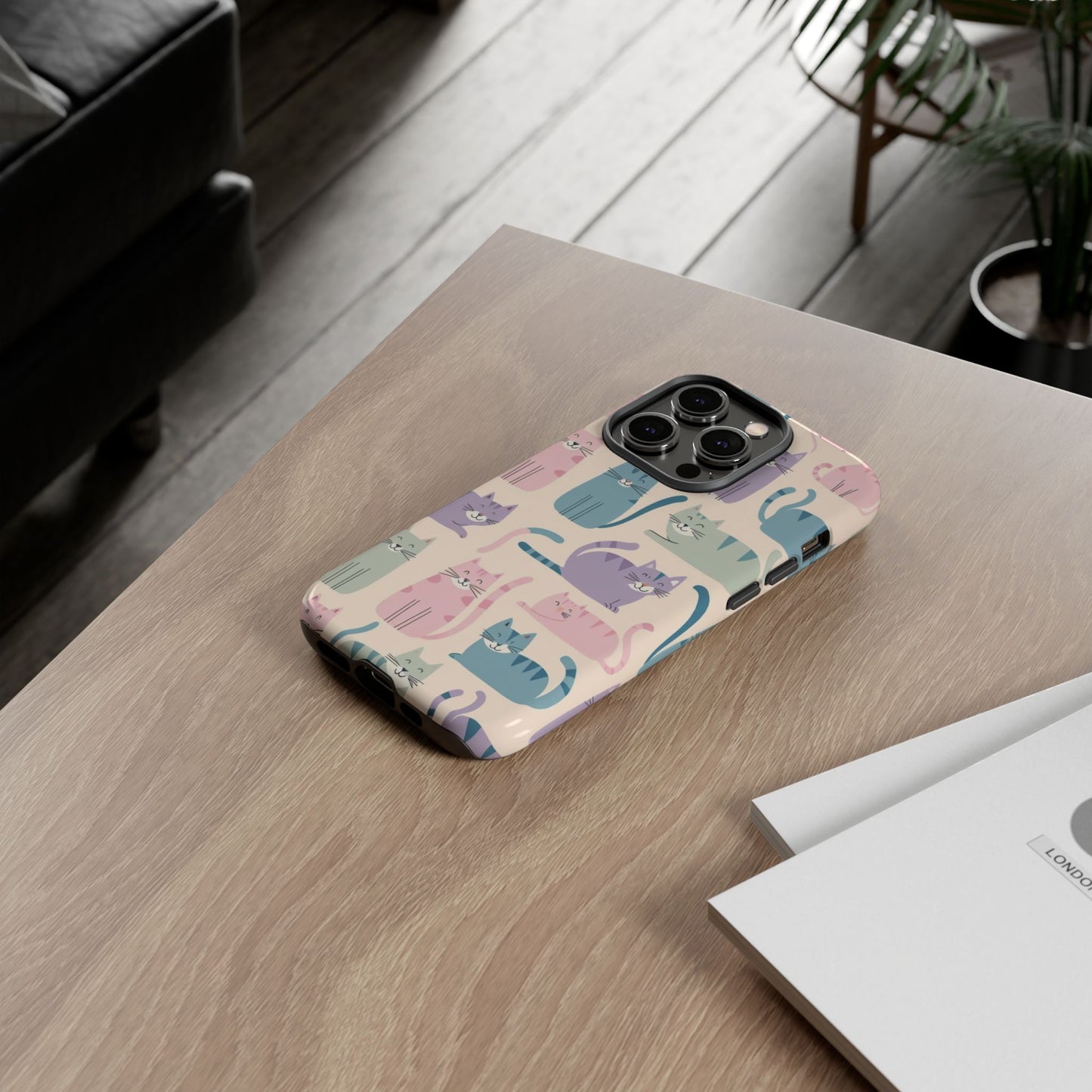 Cute Cat Phone Case - Tough & Stylish Pet Lover Accessory