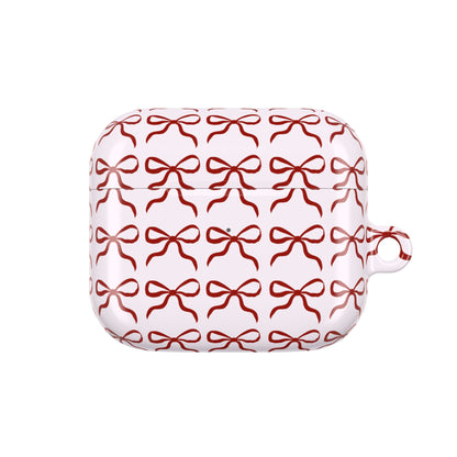Cute Bow Pattern AirPod Case - Stylish & Protective Accessory