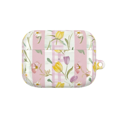 Floral AirPod Case with Pastel Flowers | Spring Vibe, Cute Gift, Stylish Accessory, Easter Present, Girls' Trendy Earbud Holder