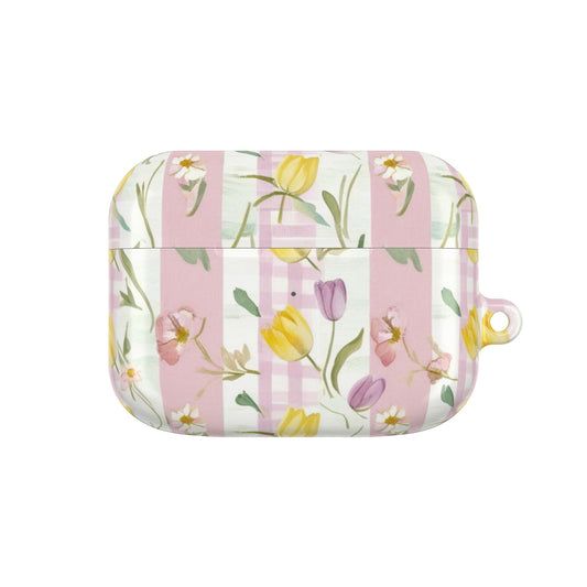 Floral AirPod Case with Pastel Flowers | Spring Vibe, Cute Gift, Stylish Accessory, Easter Present, Girls' Trendy Earbud Holder