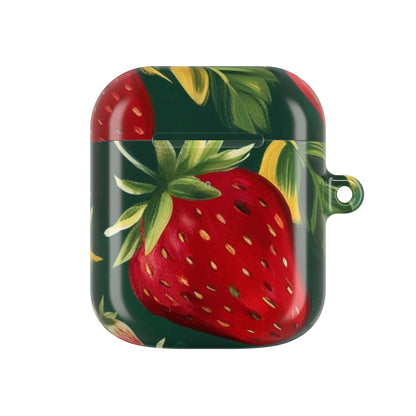 Strawberry AirPod Case - Cute Floral Accessory for Music Lovers