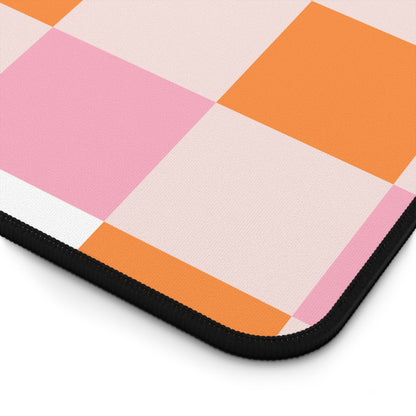 Colorful Checker Desk Mat