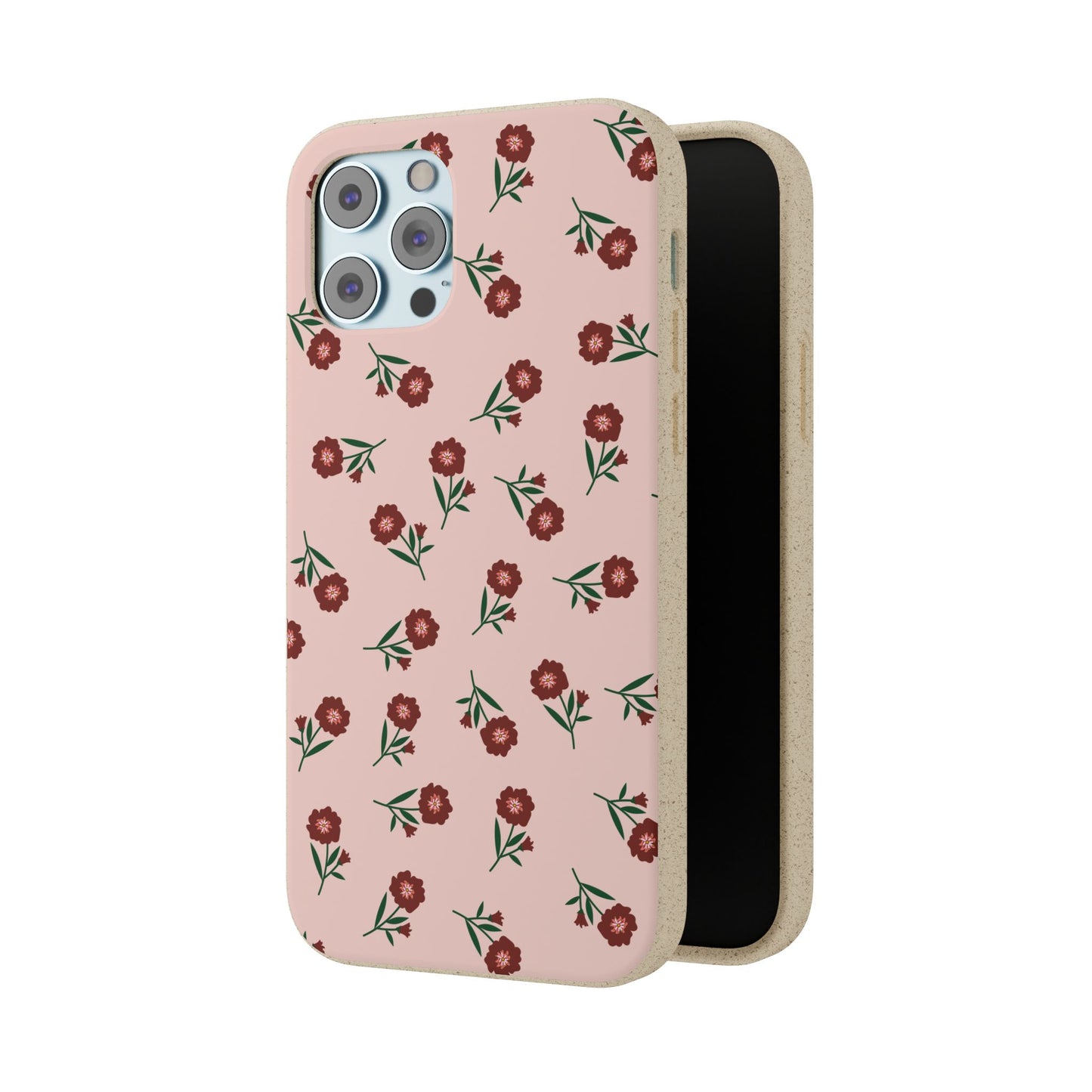 Crimson Bloom Eco-Friendly Phone Cases | Biodegradable | Sustainable