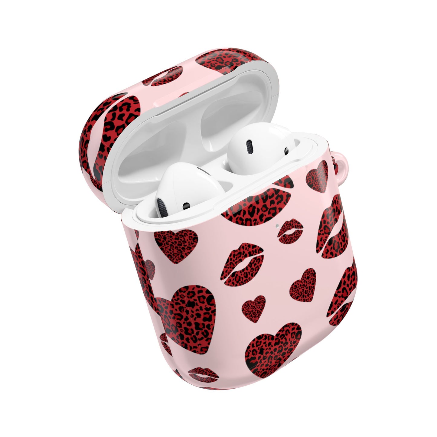 Leopard Kiss AirPod Case – Stylish Love and Wild Vibes