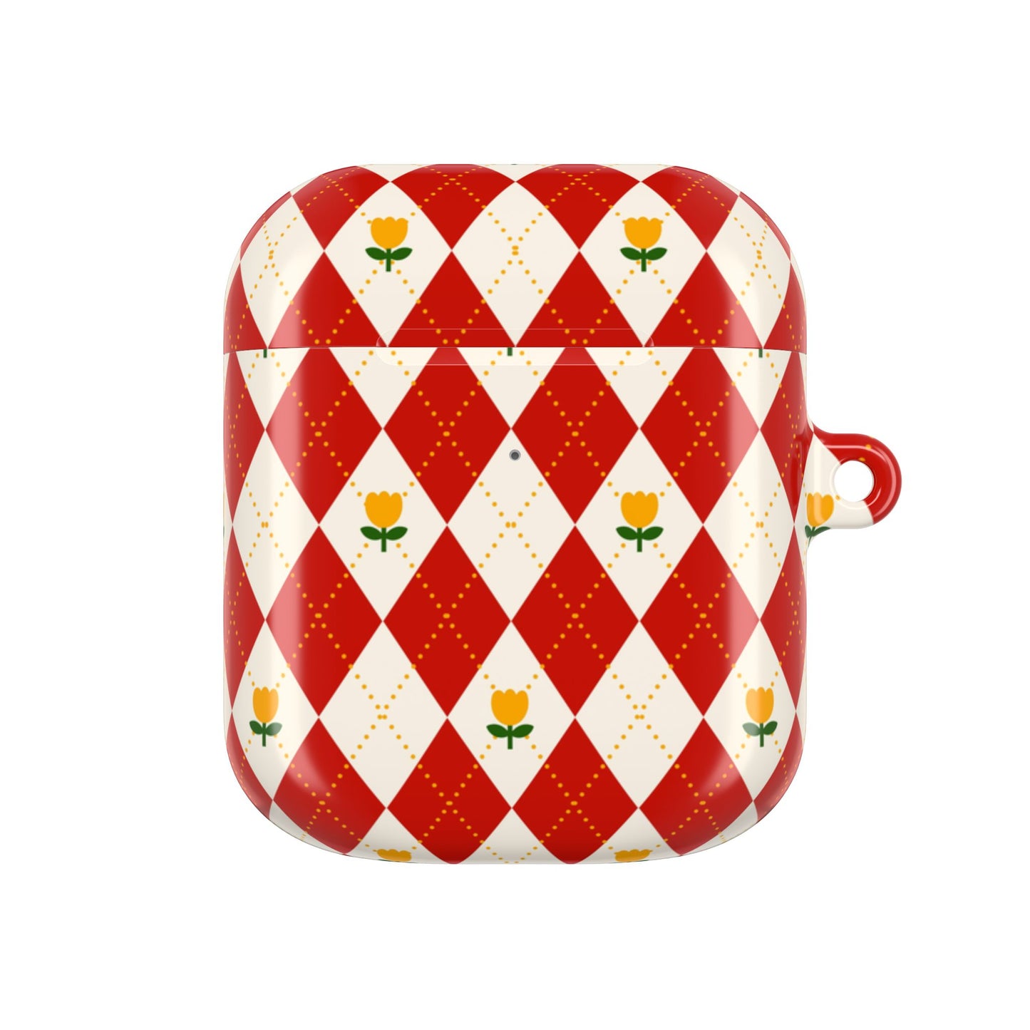 Floral Diamond Pattern AirPod Case