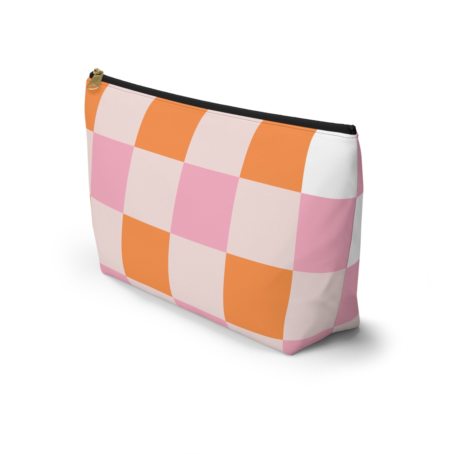 Colorful Checker Accessory Pouch | Makeup Bag | Travel Organizer