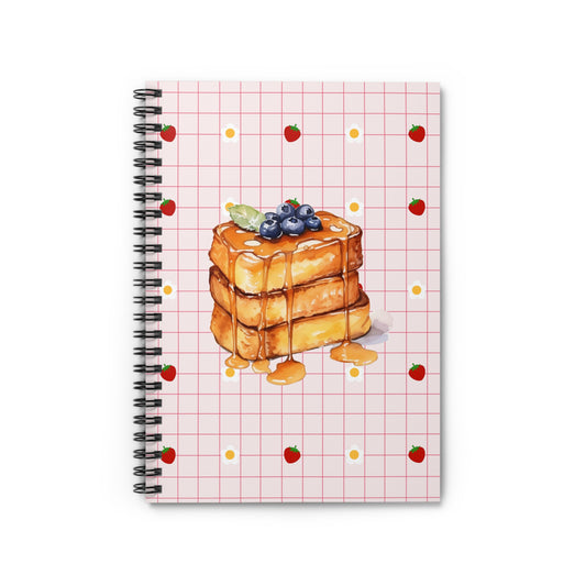Waffle Me Crazy Spiral Notebook | Ruled | Journal