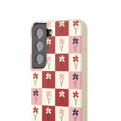 Pop Petal Plaid Eco-Friendly Phone Cases | Biodegradable | Sustainable