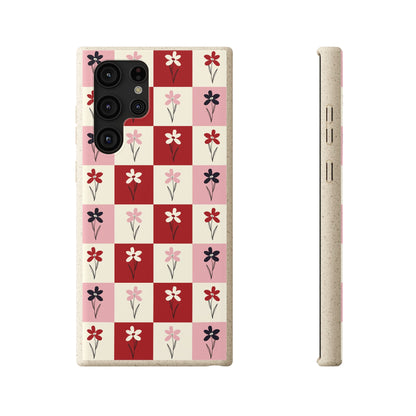 Pop Petal Plaid Eco-Friendly Phone Cases | Biodegradable | Sustainable
