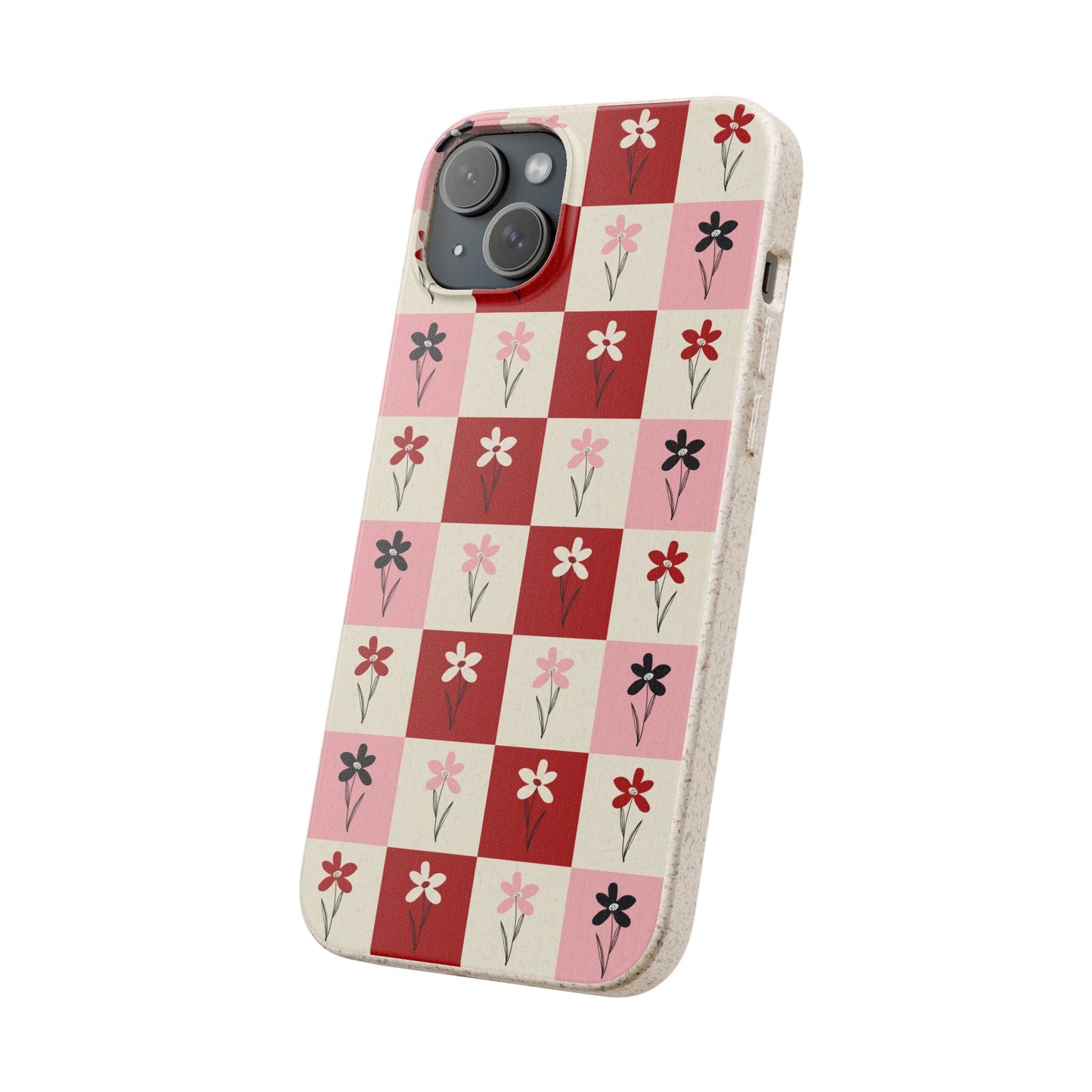 Pop Petal Plaid Eco-Friendly Phone Cases | Biodegradable | Sustainable
