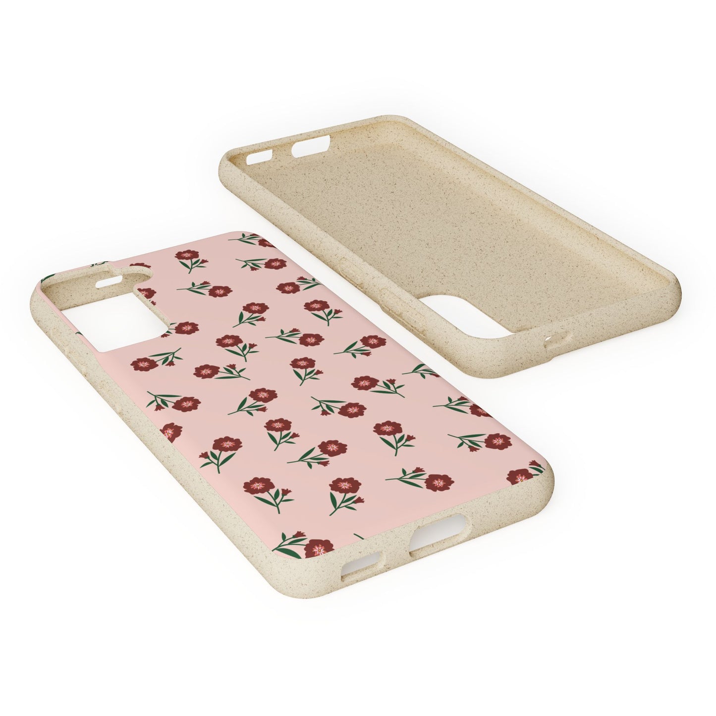Crimson Bloom Eco-Friendly Phone Cases | Biodegradable | Sustainable