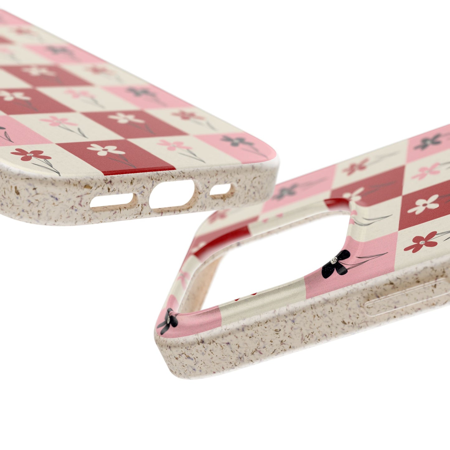 Pop Petal Plaid Eco-Friendly Phone Cases | Biodegradable | Sustainable