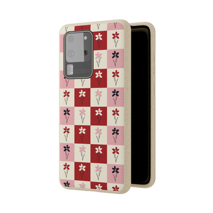 Pop Petal Plaid Eco-Friendly Phone Cases | Biodegradable | Sustainable