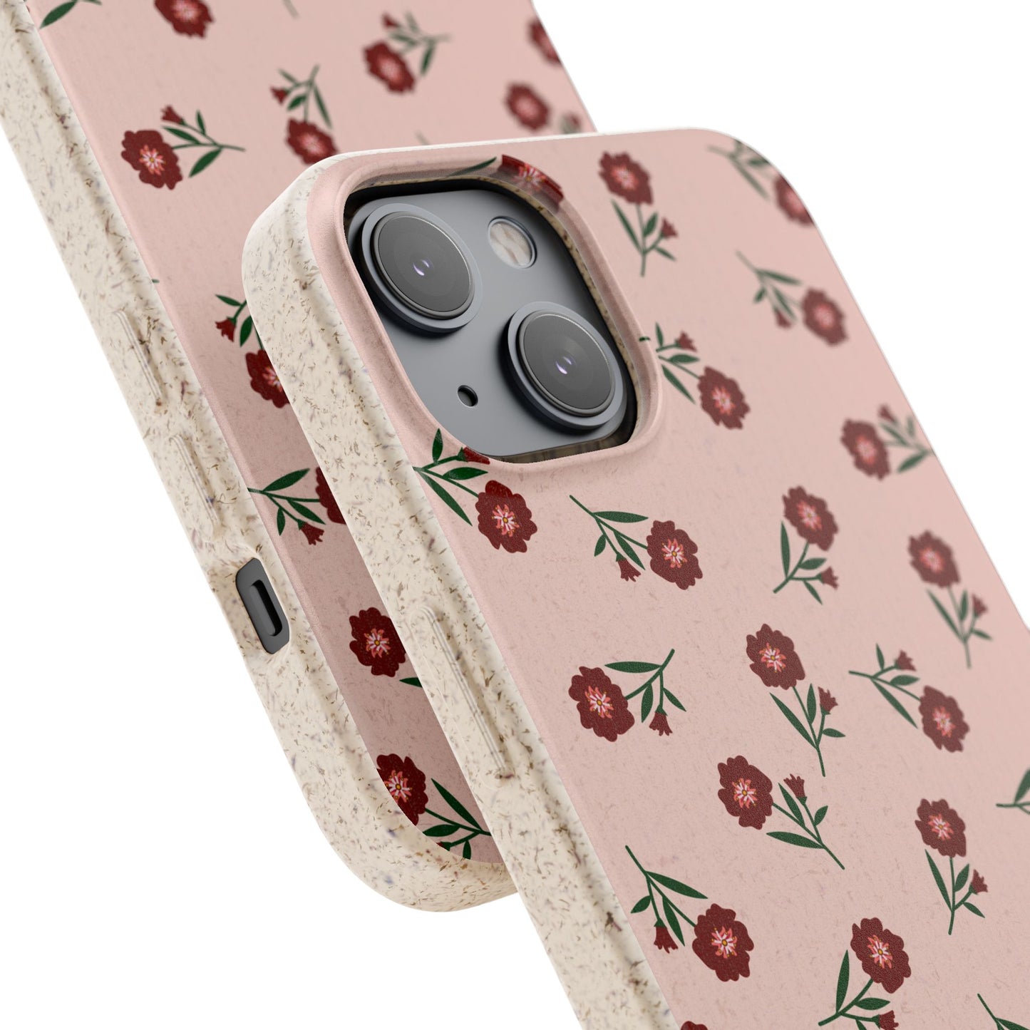 Crimson Bloom Eco-Friendly Phone Cases | Biodegradable | Sustainable