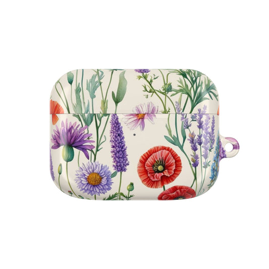 Floral AirPod Cases, Stylish Wireless Earbud Cover, Gift for Music Lovers, Trendy Tech Accessory, Nature-Inspired, Cute Case