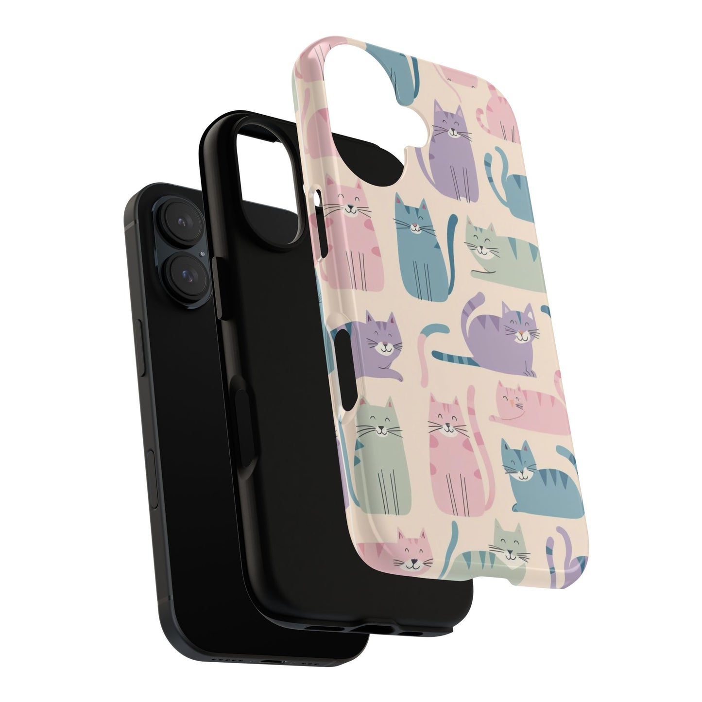 Cute Cat Phone Case - Tough & Stylish Pet Lover Accessory