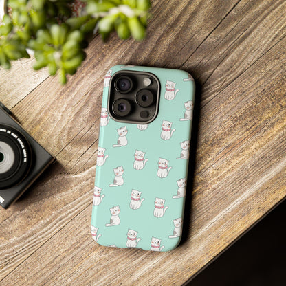 Cute Cat Pattern Phone Case for Cat Lovers