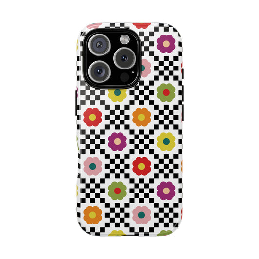 Bloom Check Phone Case | Tough Cases