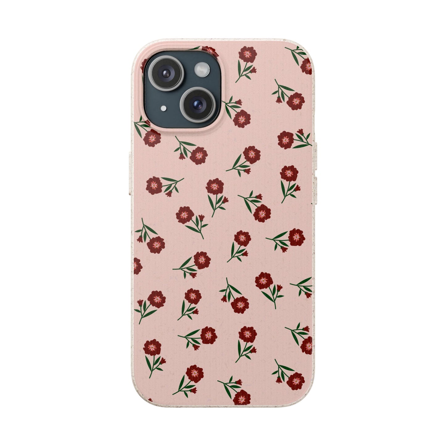 Crimson Bloom Eco-Friendly Phone Cases | Biodegradable | Sustainable