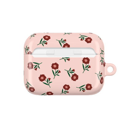 Crimson Bloom AirPod Case