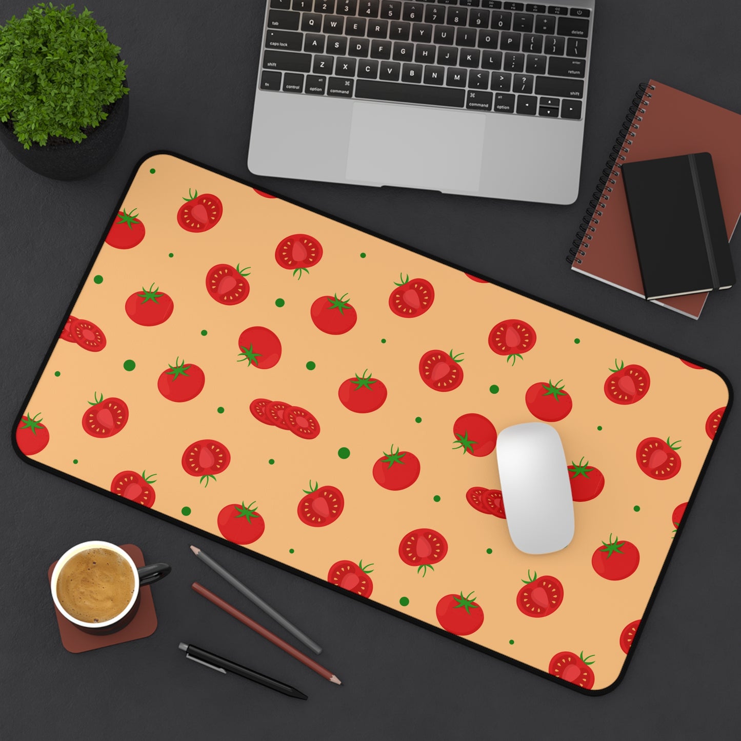 Tomato Pattern Desk Mat