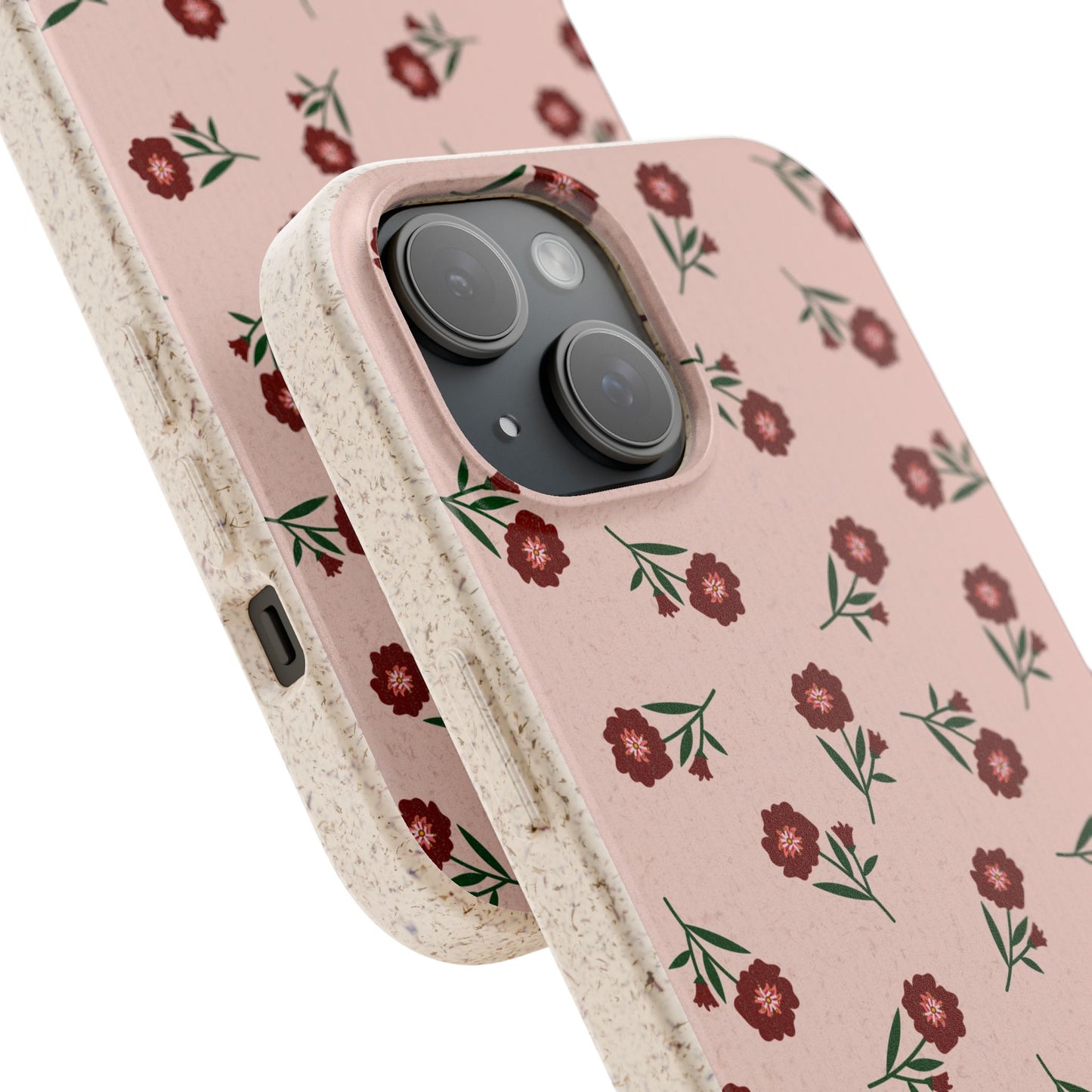 Crimson Bloom Eco-Friendly Phone Cases | Biodegradable | Sustainable