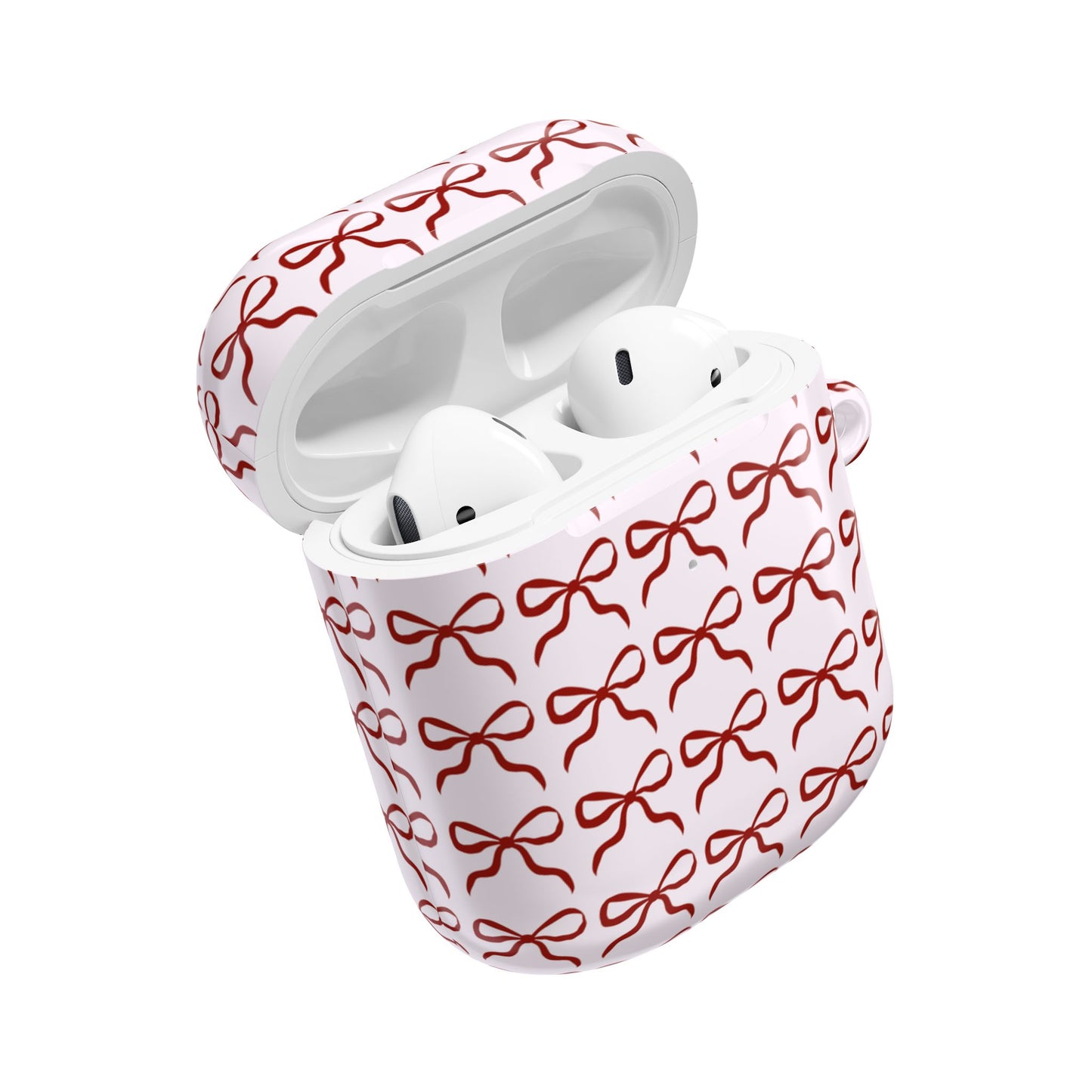 Cute Bow Pattern AirPod Case - Stylish & Protective Accessory