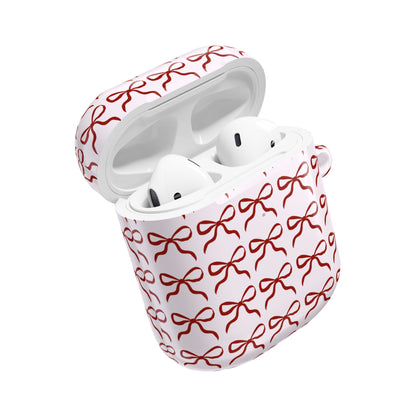 Cute Bow Pattern AirPod Case - Stylish & Protective Accessory