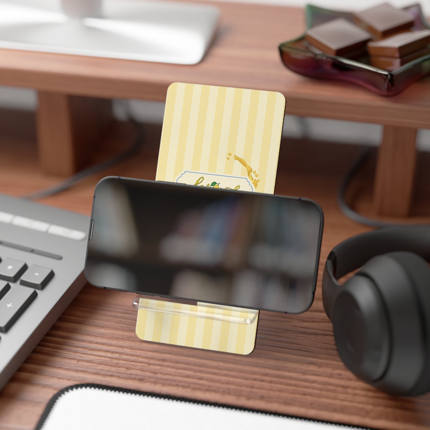 Summer Squeeze Smartphone Stand | Phone Holder for Desk | Mobile Display