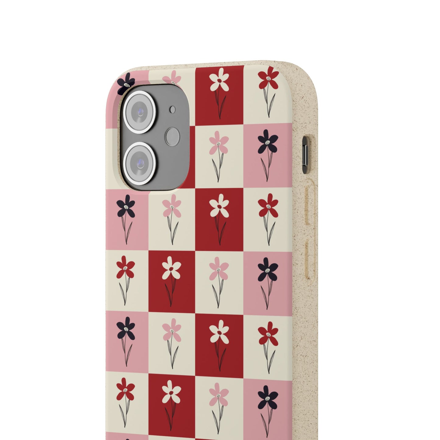 Pop Petal Plaid Eco-Friendly Phone Cases | Biodegradable | Sustainable