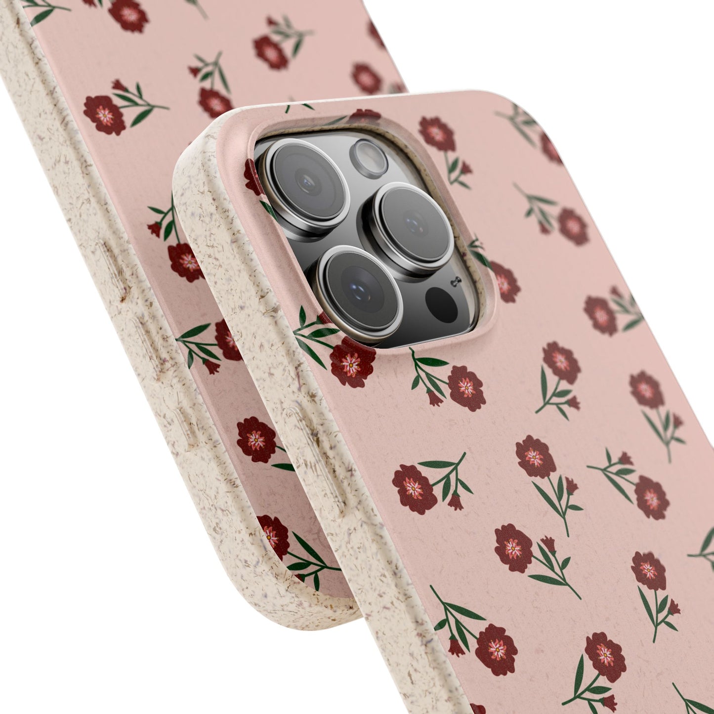 Crimson Bloom Eco-Friendly Phone Cases | Biodegradable | Sustainable