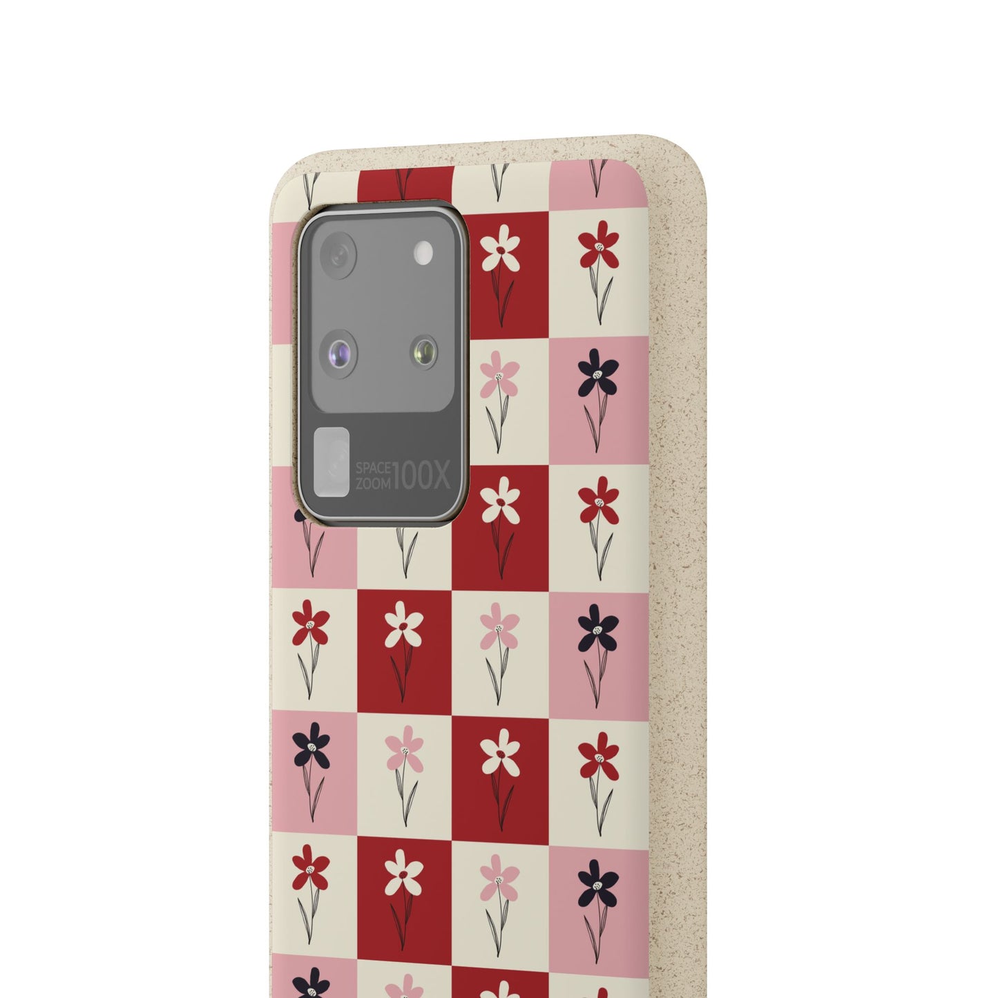 Pop Petal Plaid Eco-Friendly Phone Cases | Biodegradable | Sustainable