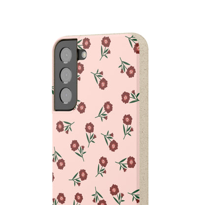 Crimson Bloom Eco-Friendly Phone Cases | Biodegradable | Sustainable