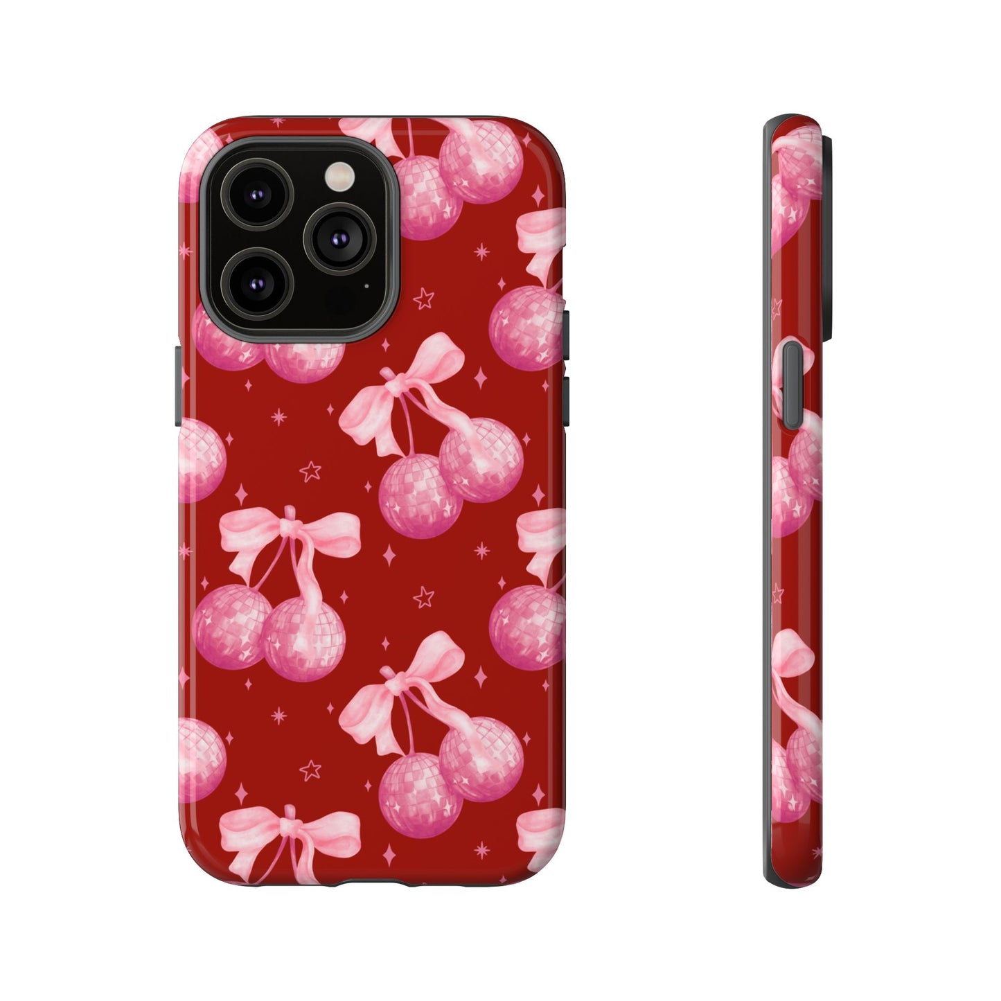Festive Glitter Ball Phone Case - Holiday Cheer Design