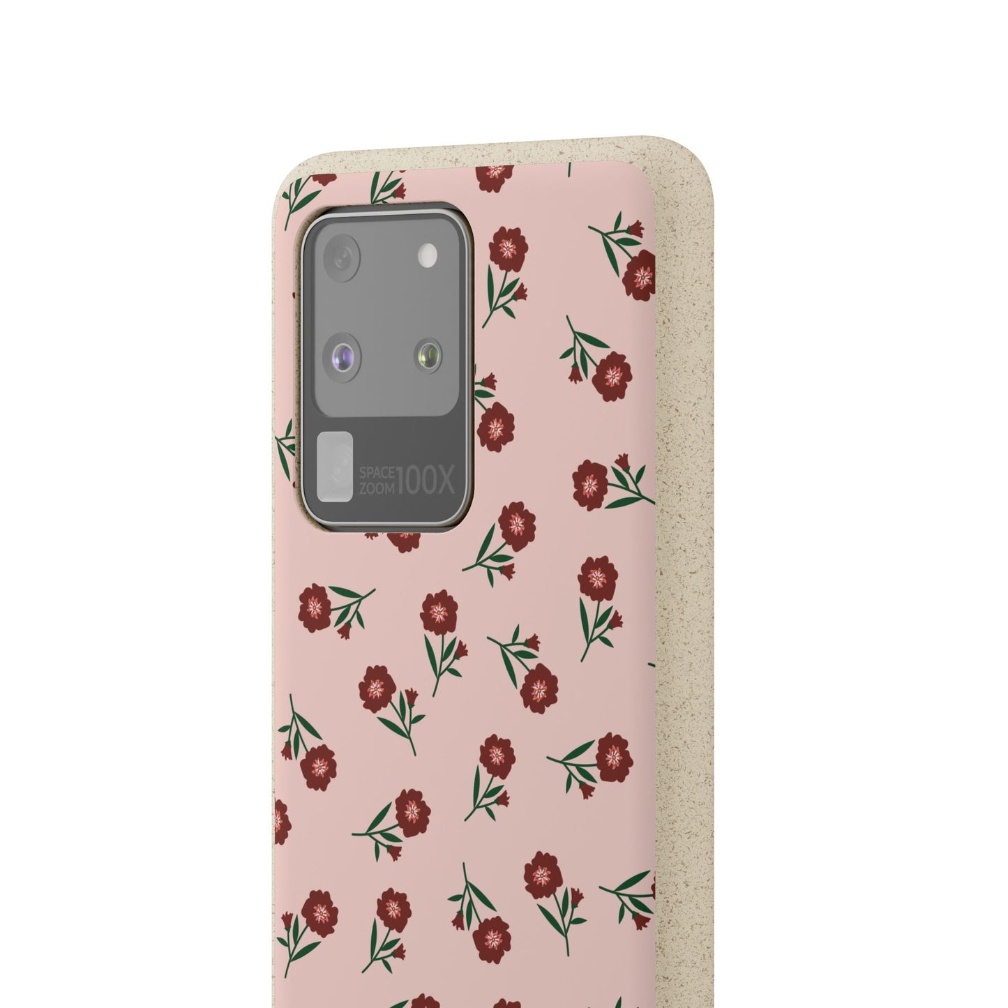 Crimson Bloom Eco-Friendly Phone Cases | Biodegradable | Sustainable