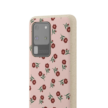 Crimson Bloom Eco-Friendly Phone Cases | Biodegradable | Sustainable